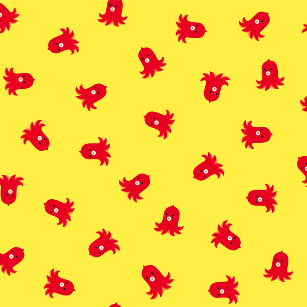 可爱而独特的日本香肠图案，图片下载