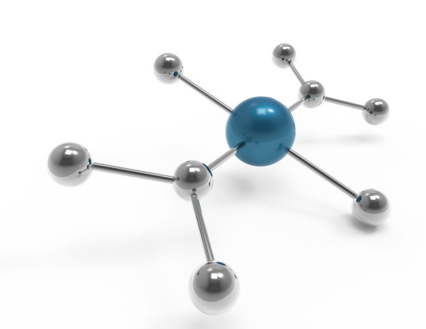 抽象背景与分子球体图片下载