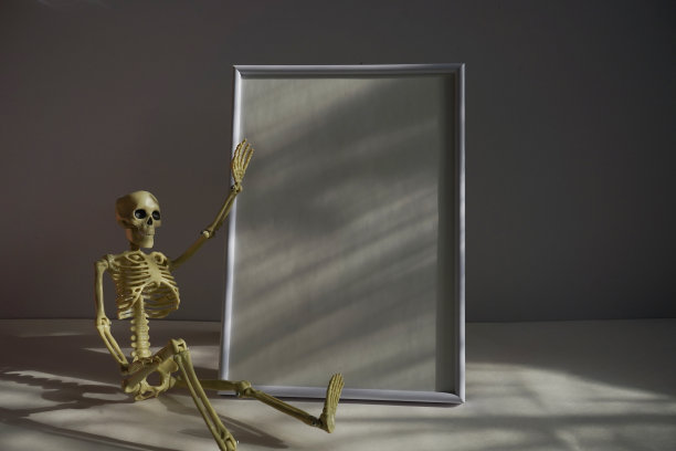 白色的框架，白色的纸，模型，骨架。图片下载