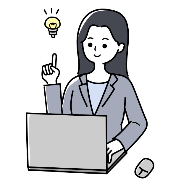 西装革履的女人在笔记本电脑前求婚图片下载