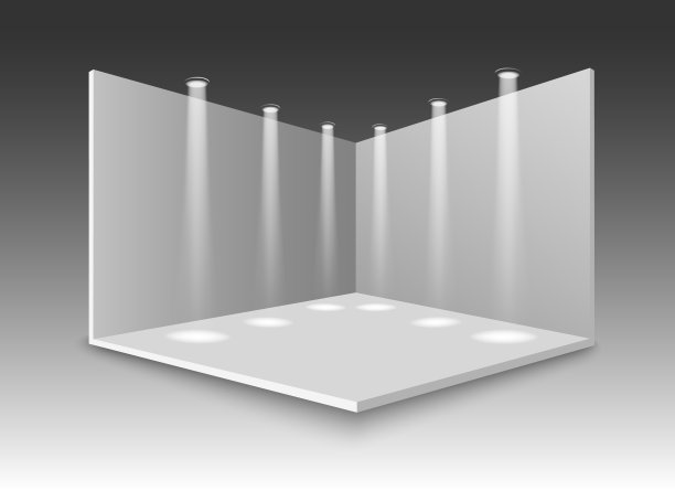 逼真的展台图片下载