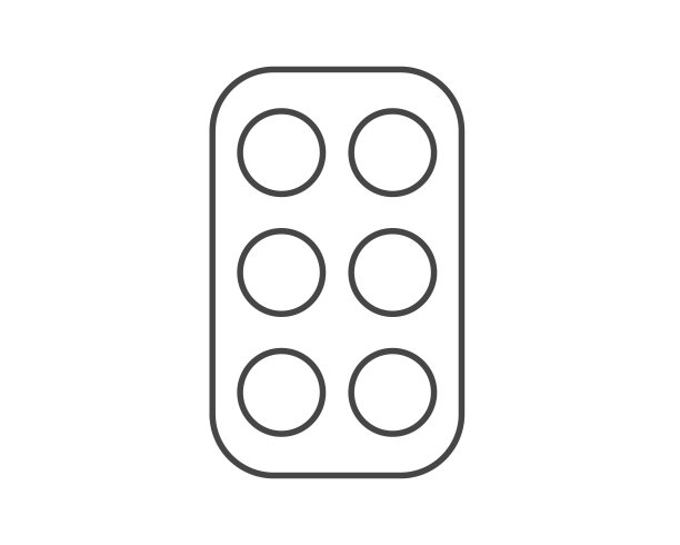 线性矢量图形图标的美容和化妆品的形式的眼睑阴影和眼妆。图片下载