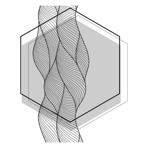 带有波浪的卡片设计。背景与海洋，河流或水的纹理。图片下载
