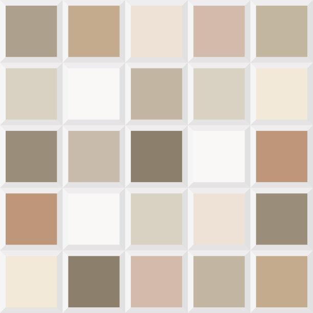斯堪的纳维亚橡木色调，调色板方案瓷砖，设计元素图片下载