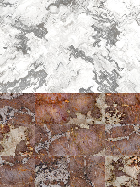 创意矢量现代极简主义艺术插图与石头纹理。图片下载