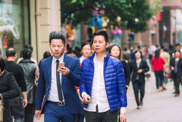 中国上海的街景图片下载