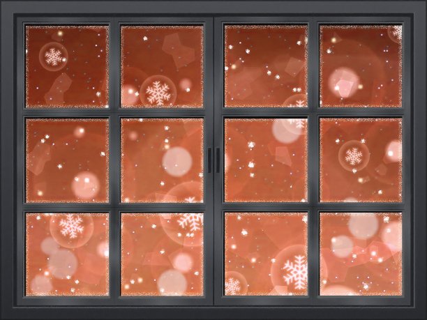 神奇的黑色窗户图片下载