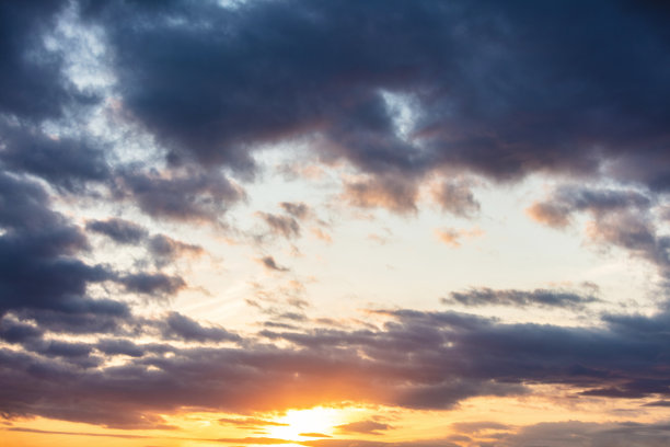 中西部天空日出和日落充满活力的天空视图照片图片下载