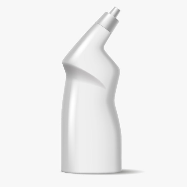 马桶清洁瓶与设计模板插图图片下载