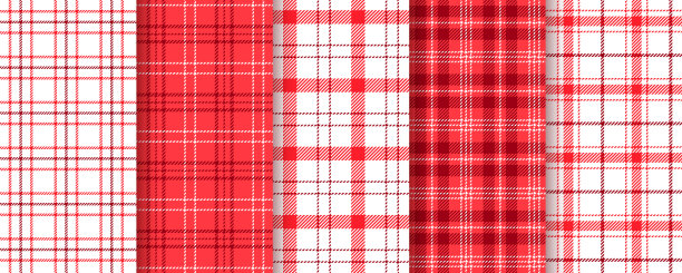 桌布的背景。薇姿检查无缝图案。矢量插图。图片下载