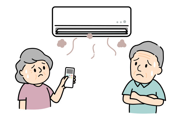 老夫妇被脏空调困扰图片下载