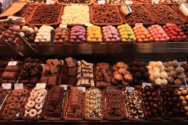 展出的马卡龙图片下载