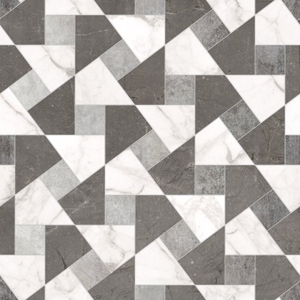 无缝模式。木地板。大理石瓷砖。镶花的元素图片下载