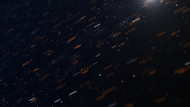 数字技术背景。数字线框二进制代码图形背景。图片下载