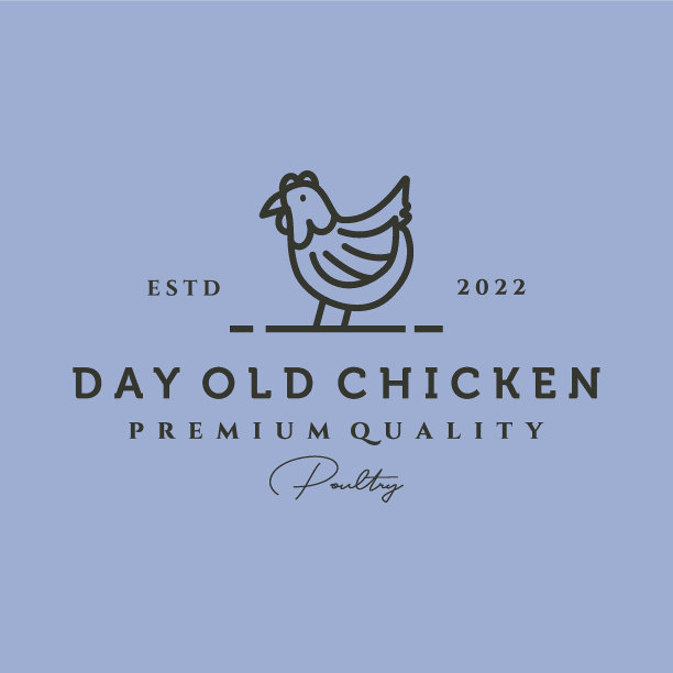 天老鸡线艺术矢量符号插图设计图片下载