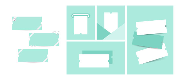 优惠券票券模板。为促销和销售设计各种优惠券。图片下载