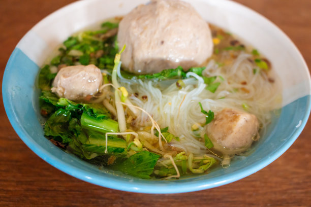 Bakso是一种印尼美食。图片下载