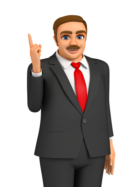 胖商人正在解释图片下载