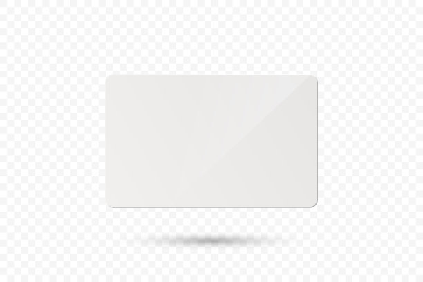 采购产品矢量白色礼品卡，证书，客房，塑料酒店公寓钥匙卡，身份证，销售，信用卡设计模板的模型，品牌。俯视图图片下载