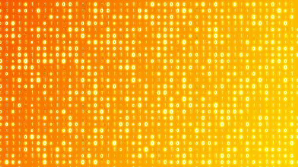 数字技术背景。数字线框二进制代码图形背景。图片下载