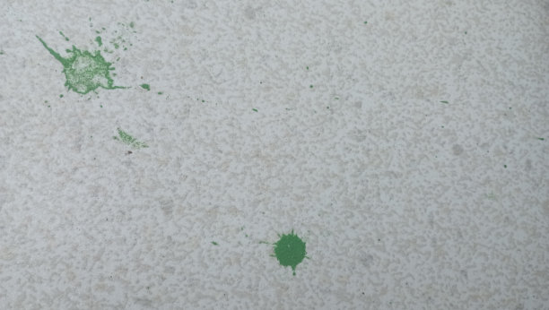 地板上有绿漆点图片下载