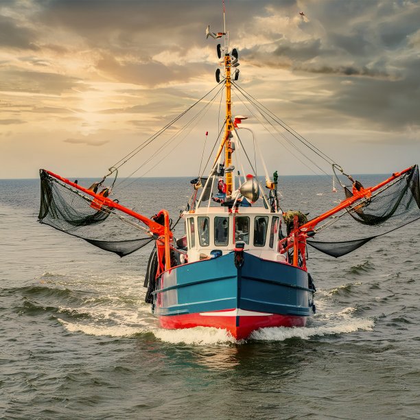 小捕蟹人在抓螃蟹图片下载