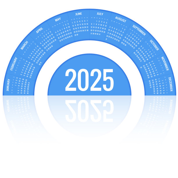 日历圈，螺旋，计划2025年。矢量文具设计印刷2025模板与照片的地方，你的标志和文字。日历设计2025图片下载