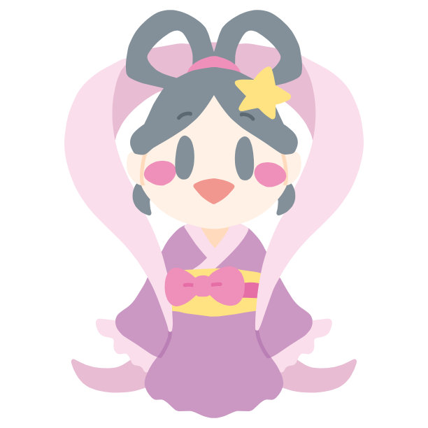 没有主线的原姬彩色插图图片下载