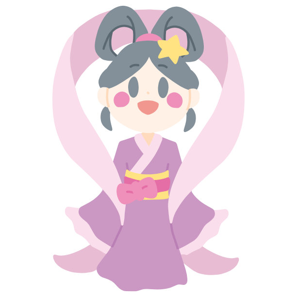 没有主线的原姬彩色插图图片下载