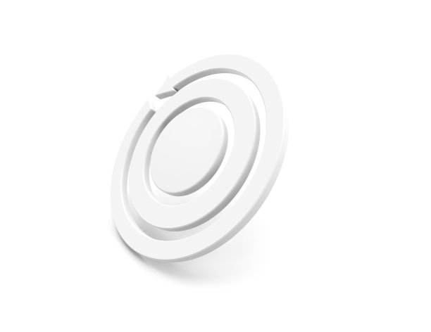 白色背景上的旋转箭头图片下载