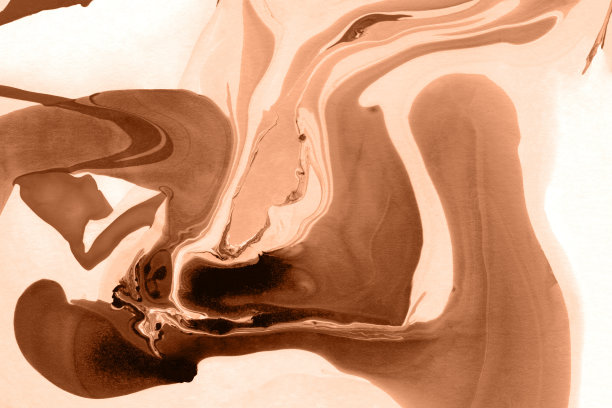 大理石的质地。抽象的背景，以流体艺术的手法制作。演示2024年的颜色-桃色绒毛。图片下载