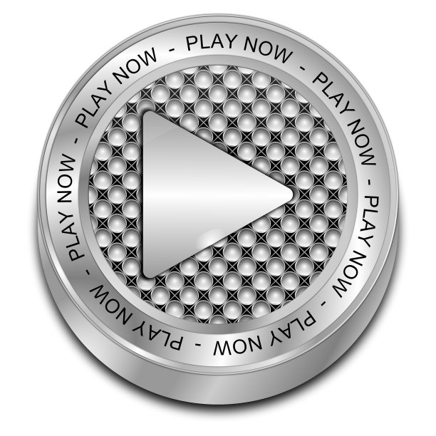 现在播放按钮- 3D插图图片下载