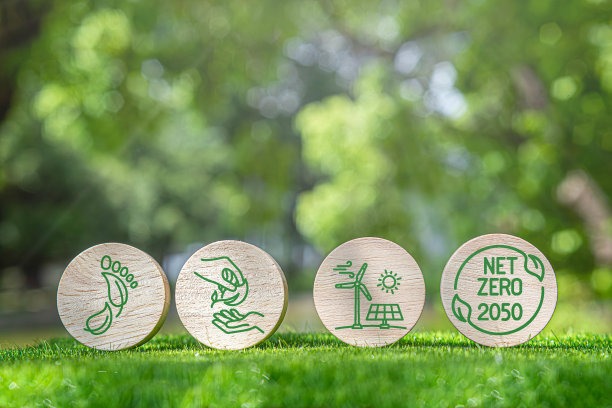 净零碳中性概念，实现净零排放、环境、社会和治理目标。长期的气候中和战略图片下载
