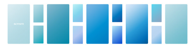 充满活力和柔和的粉彩渐变。光滑的颜色背景设置设备，PC和现代智能手机屏幕。柔和的彩色背景。矢量ux和UI设计背景图片下载