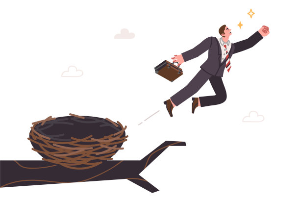 商人因建功立业或公司经营危机需要帮助而飞巢图片下载