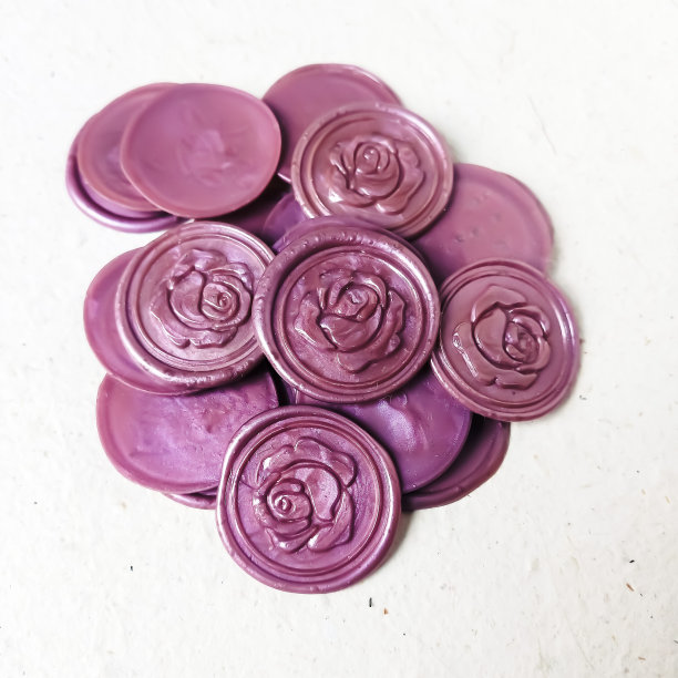 白底彩色蜡邮票图片下载