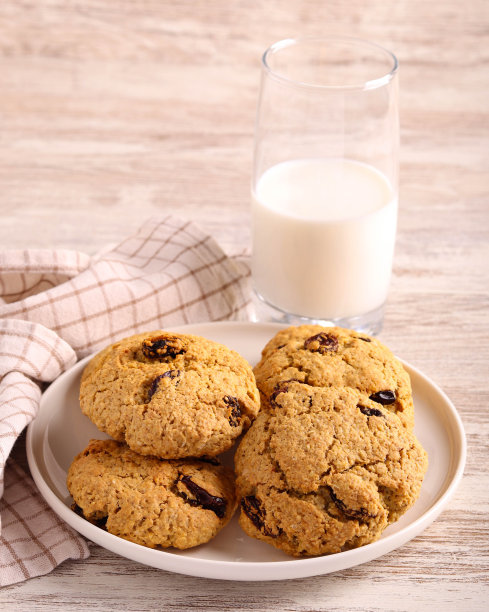 小麦胚芽燕麦饼干图片下载