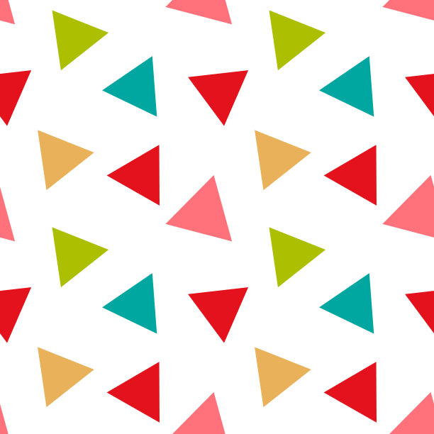 彩色可爱的形状无缝图案背景图片下载