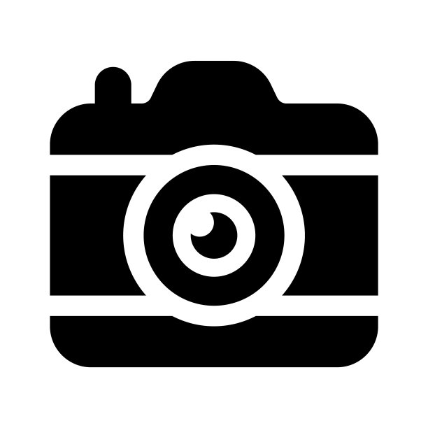 相机矢量设计在现代和时尚的风格，摄影设备的图标。图片下载