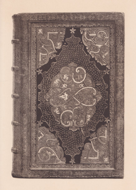 德文书籍封面，1572年，半色调印刷，1891年出版图片下载