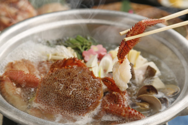 螃蟹海鲜火锅图片下载