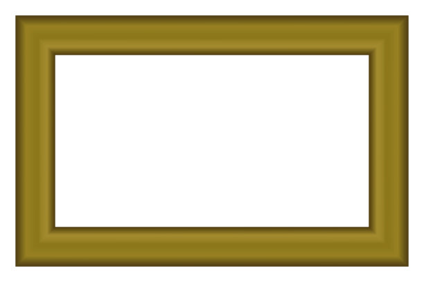 方形金色复古木框为您的设计。复古封面。放文字的地方。古董黄金漂亮的矩形框架。模板矢量图图片下载