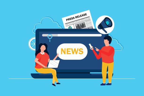 在线阅读新闻概念图片下载