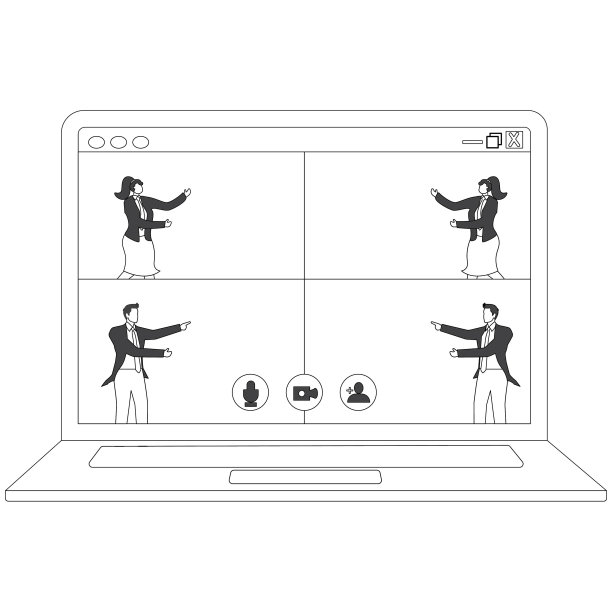 会议视频电话，科学技术，社会问题，演讲者，团队合作，技术，远程办公，空缺图片下载