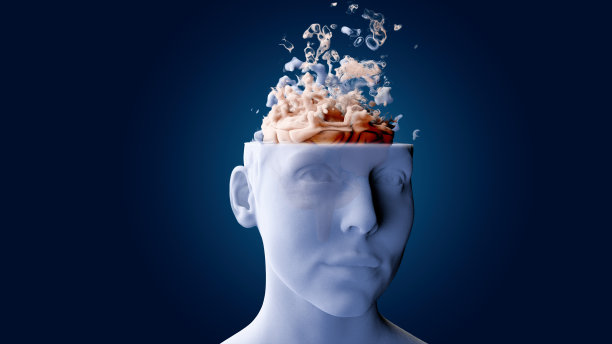 从侧面看脸。记忆缺失。脑退行性疾病图片下载