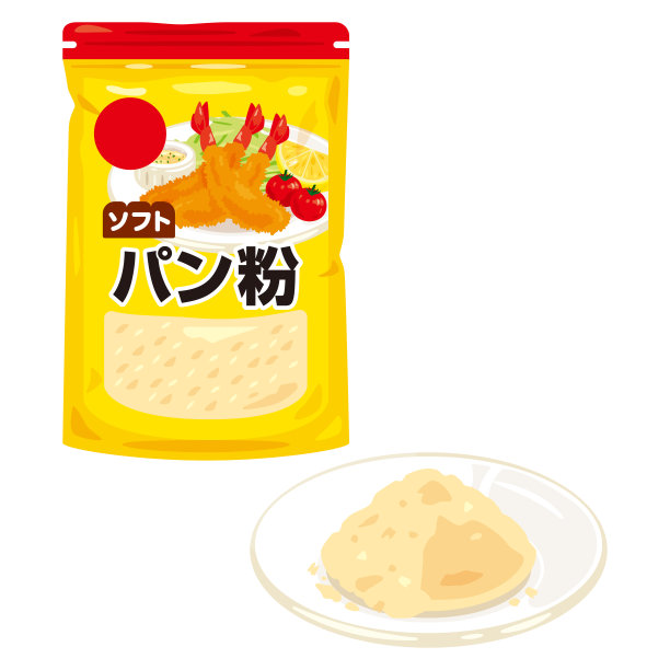 盘子里的面包屑和一袋面包屑图片下载