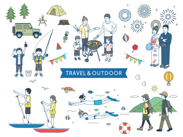 喜欢旅行和户外活动的人图片下载