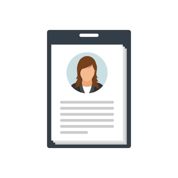 驾驶执照图标在平面风格。识别文件矢量插图在孤立的背景。形象牌招牌经营理念。图片下载