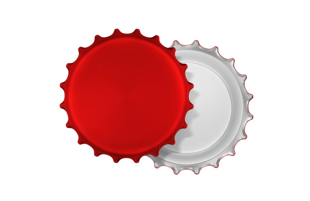 红色瓶盖，透明背景图片下载