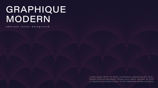 暗矢量抽象背景与线条。设计装饰，壁纸，封面，海报或横幅图片下载